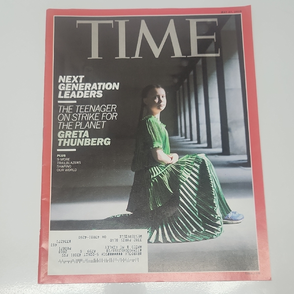 📰Vintage Greta Thunberg Magazine🗞